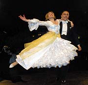 elegantes Paar: der neue Faschingsprinz 2008, Felix I. und Prinzessin Birgit I. (Foto: Ingrid Grossmann)